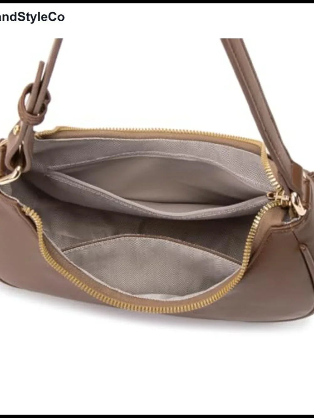 Crescent Hobo Shoulder Bag Women Cute Tote Handbag Under Arm Purse PU Leather